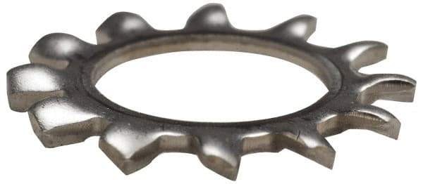 Value Collection - M12 Screw, 13mm ID, Stainless Steel External Tooth Lock Washer - 20.5mm OD, Uncoated, Grade 18-8 & Austenitic A2 - Apex Tool & Supply