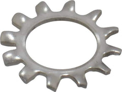 Value Collection - 3/8" Screw, 0.398" ID, Stainless Steel External Tooth Lock Washer - 0.695" OD, Uncoated, Grade 18-8 - Apex Tool & Supply