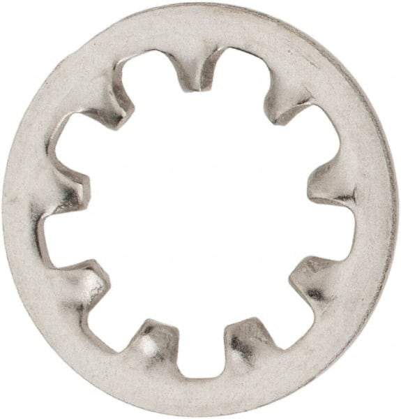Value Collection - 3/8" Screw, 0.398" ID, Stainless Steel Internal Tooth Lock Washer - 0.692" OD, Uncoated, Grade 18-8 - Apex Tool & Supply