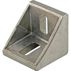 80/20 Inc. - 41-5/16" Wide, 41-5/16" High Aluminum Corner Bracket - Apex Tool & Supply