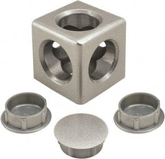 80/20 Inc. - 30mm Wide, Open Shelving Accessory/Component - Aluminum, Lacquered Finish, 30mm Long, Use with 25/30 Series - Apex Tool & Supply