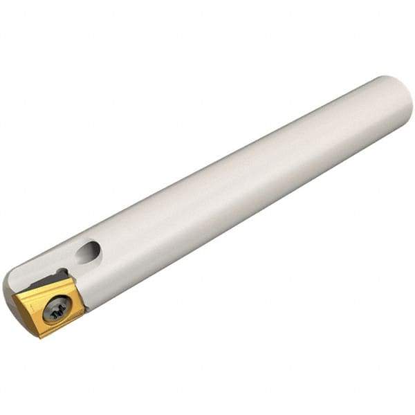 Iscar - 5/8" Cut Diam, 0.197" Max Depth of Cut, 5/8" Shank Diam, 3.11" OAL, Indexable Square Shoulder End Mill - T290 LN.T 0502 Inserts, Cylindrical Shank, 90° Lead Angle, Through Coolant, Series SumoMill - Apex Tool & Supply