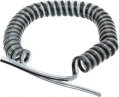 Advanced Technology Products - 3/32" ID x 5/32" OD, 5/16" Wall Thickness, Polyurethane Tube - Black & Clear Blue, 140 Max psi, 98 Shore A Hardness - Apex Tool & Supply