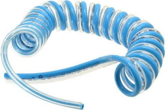 Advanced Technology Products - 5/32" ID x 1/4" OD, 15/32" Wall Thickness, Polyurethane Tube - Light Blue & Clear, 140 Max psi, 98 Shore A Hardness - Apex Tool & Supply