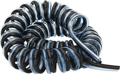 Advanced Technology Products - 5/32" ID x 1/4" OD, 15/32" Wall Thickness, Polyurethane Tube - Black & Clear Blue, 140 Max psi, 98 Shore A Hardness - Apex Tool & Supply