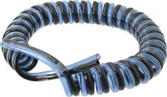 Advanced Technology Products - 1/4" ID x 3/8" OD, 5/8" Wall Thickness, Polyurethane Tube - Black & Clear Blue, 140 Max psi, 98 Shore A Hardness - Apex Tool & Supply