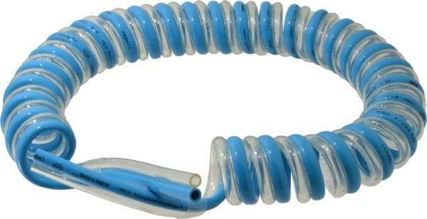 Advanced Technology Products - 1/4" ID x 3/8" OD, 5/8" Wall Thickness, Polyurethane Tube - Light Blue & Clear, 140 Max psi, 98 Shore A Hardness - Apex Tool & Supply