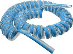 Advanced Technology Products - 1/4" ID x 3/8" OD, 5/8" Wall Thickness, Polyurethane Tube - Light Blue & Clear, 140 Max psi, 98 Shore A Hardness - Apex Tool & Supply