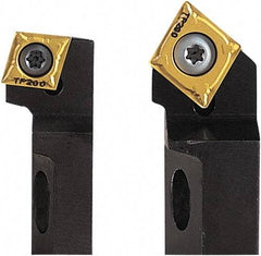 Seco - Right Hand, SCSC Toolholder Compatibility, CC.. Insert Compatibility, Indexable Turning Cartridge - Screw Holding Method, 28mm OAL x 11mm OAH - Apex Tool & Supply