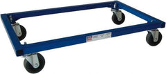 PRO-SOURCE - 400 Lb Capacity Steel Dual Purpose Dolly - 25" Long x 15" Wide x 3" High, 3" Wheels - Apex Tool & Supply