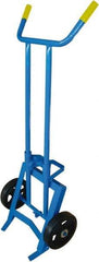 PRO-SOURCE - 1,000 Lb Load Capacity, 55 Gal Drum Hand Truck - 24-1/2" Wide x 62" High, 2 Wheels - Apex Tool & Supply
