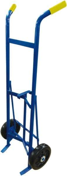 PRO-SOURCE - 1,000 Lb Load Capacity, 30 & 55 Gal Drum Hand Truck - 25-1/2" Wide x 61" High, 2 Steel Wheels - Apex Tool & Supply