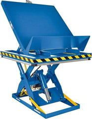 Vestil - 2,000 Lb Capacity Electric Scissor Lift - 11" to 47" Lift Height, 48" Platform Length x 48" Platform Width - Apex Tool & Supply