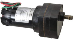 Bison Gear - 90 VDC, 10 RPM, 185.5:1 Gear Ratio, Parallel Gearmotor - 100 Torque, 1/40 hp, TENV Enclosure - Apex Tool & Supply