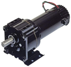 Bison Gear - 90 VDC, 170 RPM, 10.6:1 Gear Ratio, Parallel Gearmotor - 42 Torque, 1/8 hp, TENV Enclosure - Apex Tool & Supply