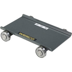 Wesco Industrial Products - 10,000 Lb Capacity Steel Machine Dolly - 11-3/4" Long x 8-1/2" Wide x 2-1/4" High, 2" Wheels - Apex Tool & Supply