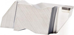 Kennametal - 3125NG EST Grade KB1630, 3.18mm Cutting Width PCBN Grooving Insert - 3.81mm Max Depth of Cut, Right Hand, 0.19mm Corner Radius, Uncoated - Apex Tool & Supply