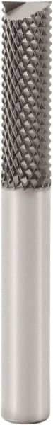 Seco - 3/8" Diam, 1-1/4" LOC, End Mill End, Solid Carbide Diamond Pattern Router Bit - Right Hand Cut, 3-1/2" OAL, 3/8" Shank Diam, Use on Composites - Apex Tool & Supply