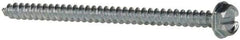 Value Collection - #10 Hex Washer Head Slotted Sheet Metal Screw - Steel, 3" Length Under Head, Grade 2 - Apex Tool & Supply