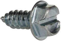 Value Collection - #14 Hex Washer Head Slotted Sheet Metal Screw - Steel, 5/8" Length Under Head, Grade 2 - Apex Tool & Supply