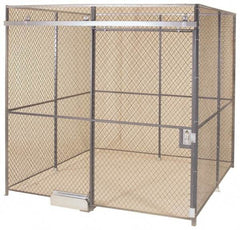 Folding Guard - 20' Long x 15" Wide, Woven Wire Room Kit - 4 Walls - Apex Tool & Supply