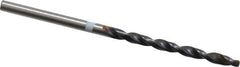 Accupro - #39 118° Cobalt Jobber Drill - TiAlN Finish, Right Hand Cut, Parabolic Flute, Straight Shank, 57mm OAL, DX Point - Apex Tool & Supply