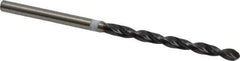 Accupro - #32 118° Cobalt Jobber Drill - TiAlN Finish, Right Hand Cut, Parabolic Flute, Straight Shank, 61mm OAL, DX Point - Apex Tool & Supply