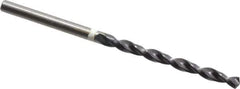 Accupro - #29 118° Cobalt Jobber Drill - TiAlN Finish, Right Hand Cut, Parabolic Flute, Straight Shank, 70mm OAL, DX Point - Apex Tool & Supply