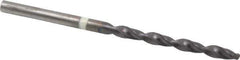 Accupro - #28 118° Cobalt Jobber Drill - TiAlN Finish, Right Hand Cut, Parabolic Flute, Straight Shank, 70mm OAL, DX Point - Apex Tool & Supply