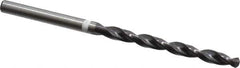 Accupro - #21 118° Cobalt Jobber Drill - TiAlN Finish, Right Hand Cut, Parabolic Flute, Straight Shank, 75mm OAL, DX Point - Apex Tool & Supply