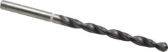 Accupro - 4.2mm 118° Cobalt Jobber Drill - TiAlN Finish, Right Hand Cut, Parabolic Flute, Straight Shank, 75mm OAL, DX Point - Apex Tool & Supply