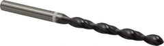 Accupro - 15/64" 118° Cobalt Jobber Drill - TiAlN Finish, Right Hand Cut, Parabolic Flute, Straight Shank, 93mm OAL, DX Point - Apex Tool & Supply