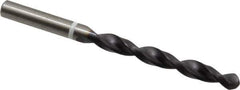 Accupro - Letter Q 118° Cobalt Jobber Drill - TiAlN Finish, Right Hand Cut, Parabolic Flute, Straight Shank, 117mm OAL, DX Point - Apex Tool & Supply