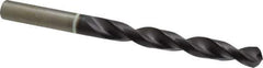 Accupro - 11mm 118° Cobalt Jobber Drill - TiAlN Finish, Right Hand Cut, Parabolic Flute, Straight Shank, 142mm OAL, DX Point - Apex Tool & Supply