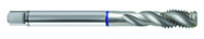M20x1.5 6H 4-Flute PM Cobalt Blue Ring Semi-Bottoming 40 degree Spiral Flute Tap-Bright - Apex Tool & Supply