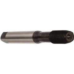 Emuge - M3x0.50 Metric 6HX Modified Bottoming Thread Forming Tap - Cobalt, Nitride Finish, 56mm OAL, 11mm Thread Length, Right Hand Thread, Series Druck - Exact Industrial Supply