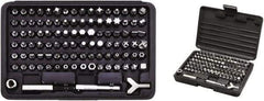 VEGA Industries - 100 Piece, 1/4" Drive Screwdriver Bit Set - #0 to #4 Phillips, 5/64 to 5/16" Hex, T6 to T50 Torx - Apex Tool & Supply