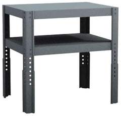 Value Collection - 24 Wide x 18" Deep x 18 to 24" High, Steel Work Table - Comfort Edge, Adjustable Height Legs - Apex Tool & Supply