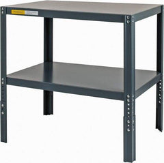 Value Collection - 36 Wide x 24" Deep x 29 to 34" High, Steel Work Table - Comfort Edge, Adjustable Height Legs - Apex Tool & Supply
