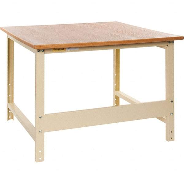 Value Collection - 48 Wide x 48" Deep x 33" High, Hardboard Workbench - Comfort Edge - Apex Tool & Supply