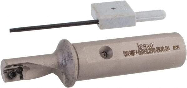 Iscar - 0.71" Max Drill Depth, 2.25xD, 8mm Diam, Indexable Insert Drill - 1/2" Shank Diam, Straight Shank - Apex Tool & Supply
