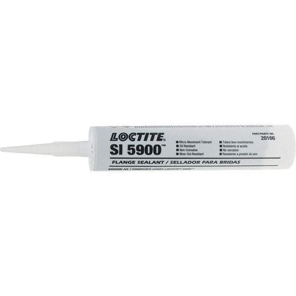 Loctite - 300 mL Cartridge Black Silicone Sealant - 5900 300ML EN LOCTITE RTV FLX FLNGESLNT - Apex Tool & Supply