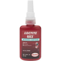 Loctite - Threadlockers & Retaining Compounds - 603 50ML BOTTLE LOCTITE RETAINNG COMPOUND - Apex Tool & Supply