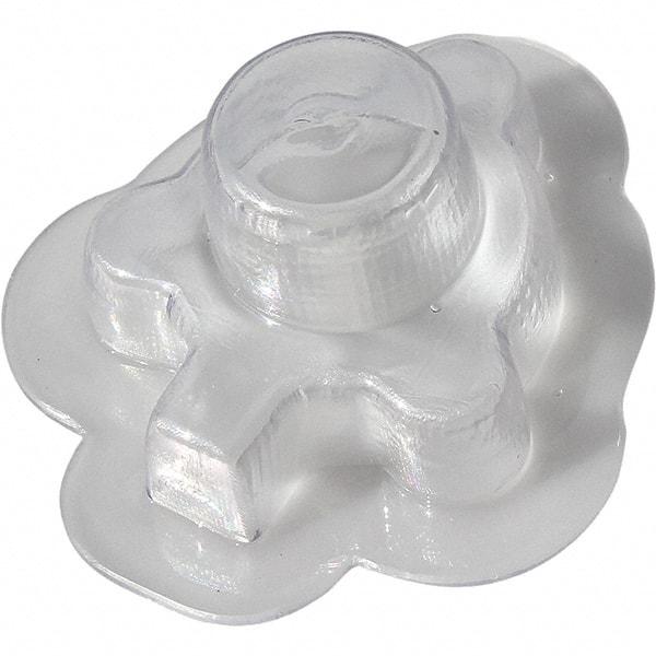 Made in USA - Flame Retardent ABS Housing Plastic Bearing Flange Mount - 3-1/8" Wide x 3-5/16" Outside Diam - Apex Tool & Supply