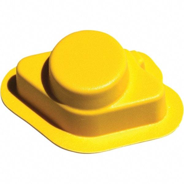 Made in USA - Flame Retardent ABS Housing Plastic Bearing Flange Mount - 6" Wide x 6-3/16" Outside Diam - Apex Tool & Supply
