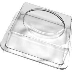 Made in USA - Plastic Housing Plastic Bearing Flange Mount - 4-3/8" Wide x 4-9/16" Outside Diam - Apex Tool & Supply