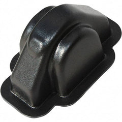 Made in USA - Flame Retardent ABS Housing Plastic Bearing Flange Mount - 2-3/4" Wide x 2-15/16" Outside Diam - Apex Tool & Supply
