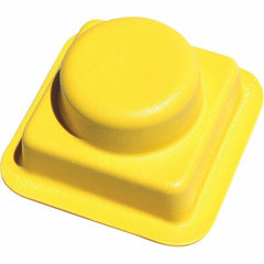 Made in USA - Flame Retardent ABS Housing Plastic Bearing Flange Mount - 3-1/4" Wide x 3-7/16" Outside Diam - Apex Tool & Supply