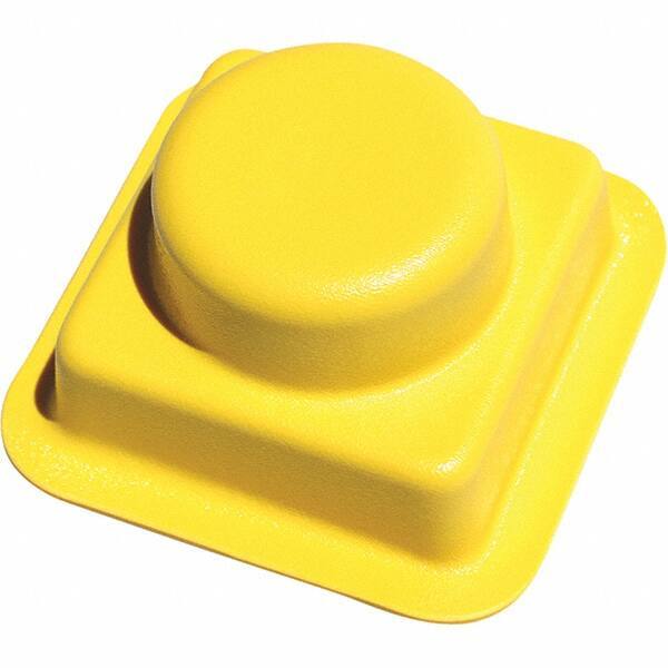 Made in USA - Flame Retardent ABS Housing Plastic Bearing Flange Mount - 4-3/8" Wide x 4-9/16" Outside Diam - Apex Tool & Supply