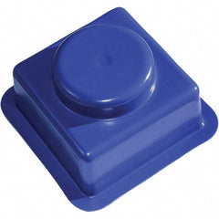 Made in USA - Flame Retardent ABS Housing Plastic Bearing Flange Mount - 4-3/8" Wide x 4-1/2" Outside Diam - Apex Tool & Supply
